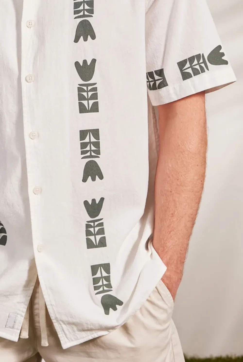 Casual Vacation Camp Collar Short Sleeve Shirt