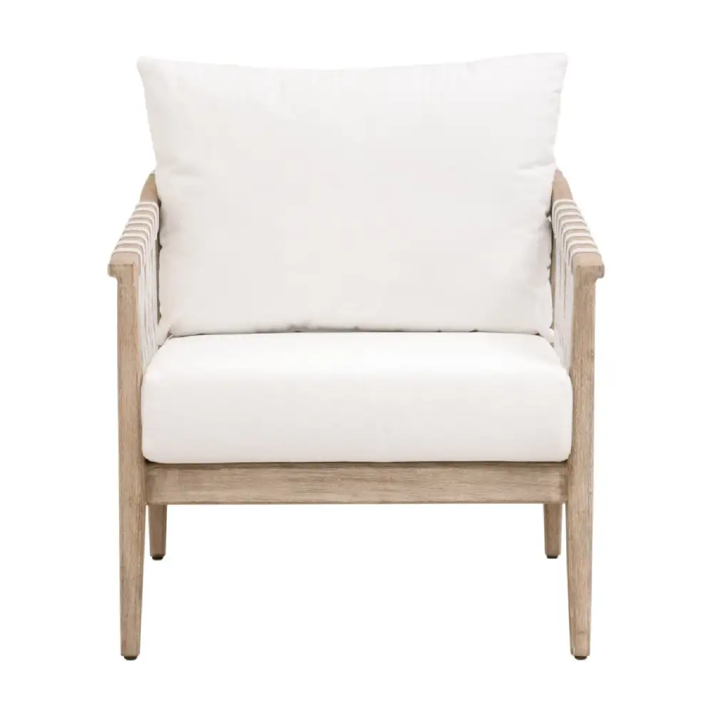 Curved Cushioned Club Chair
