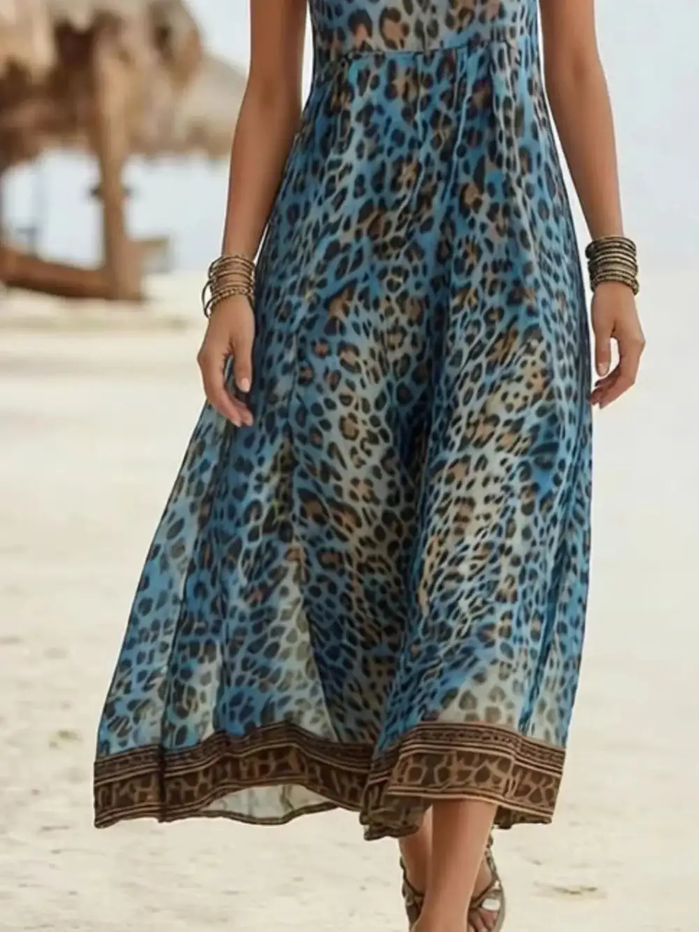 Elegant V Neck Midi Dress
