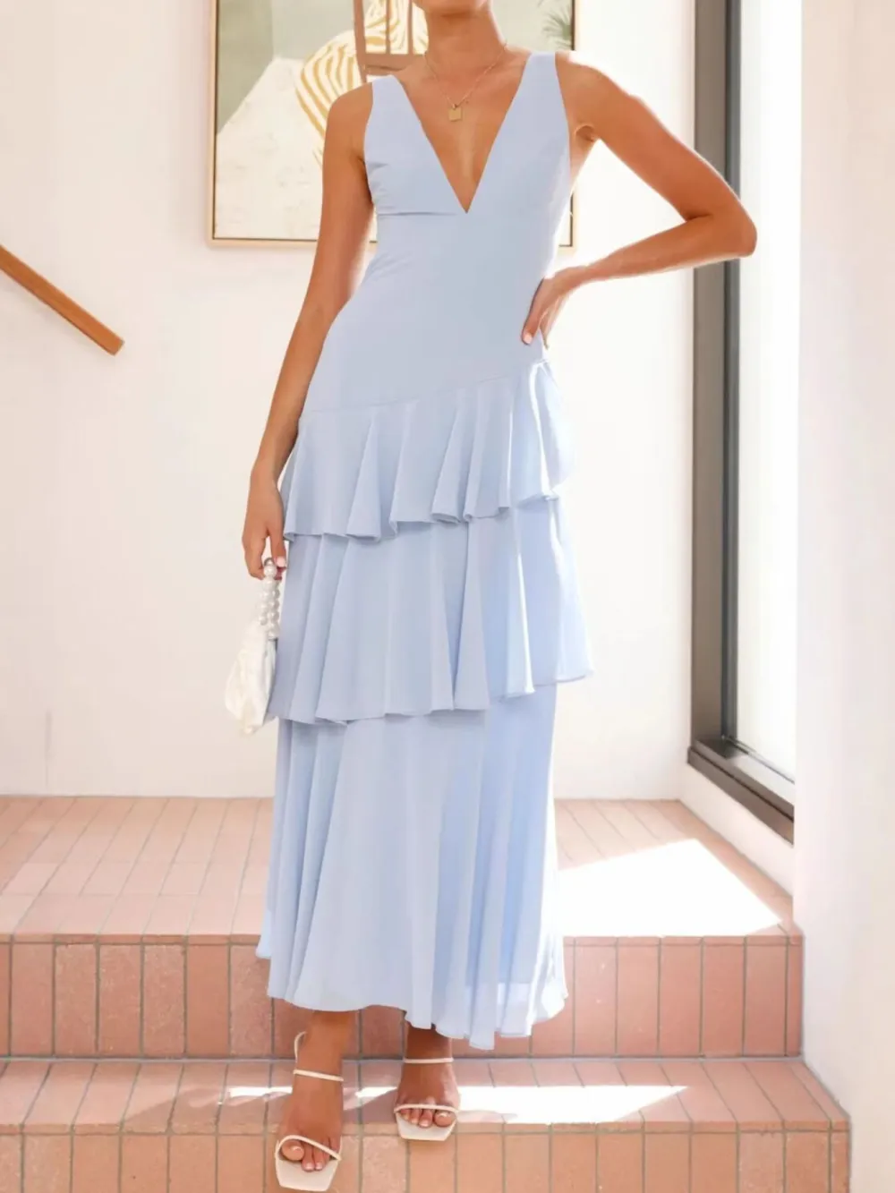 Classic Sleeveless Maxi Dress