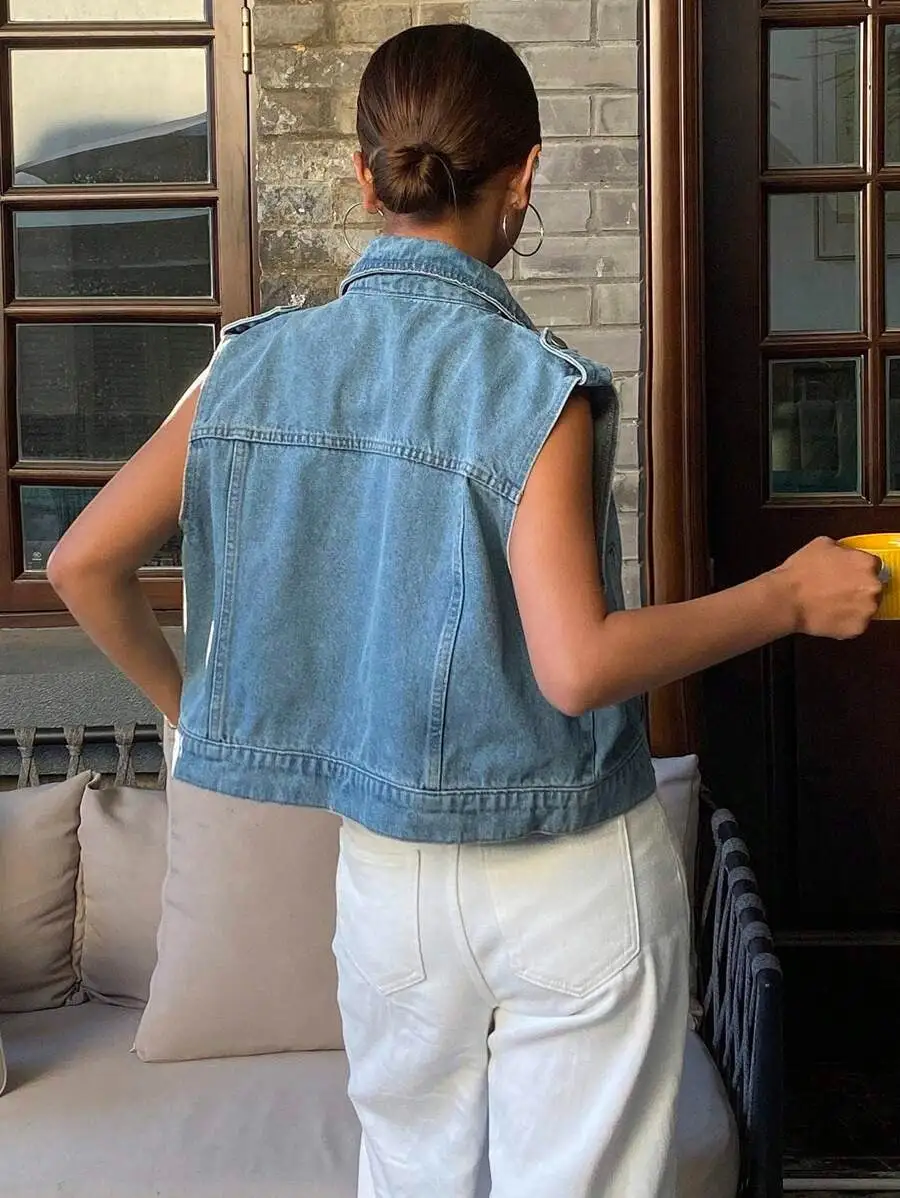 Light Blue Denim Coat