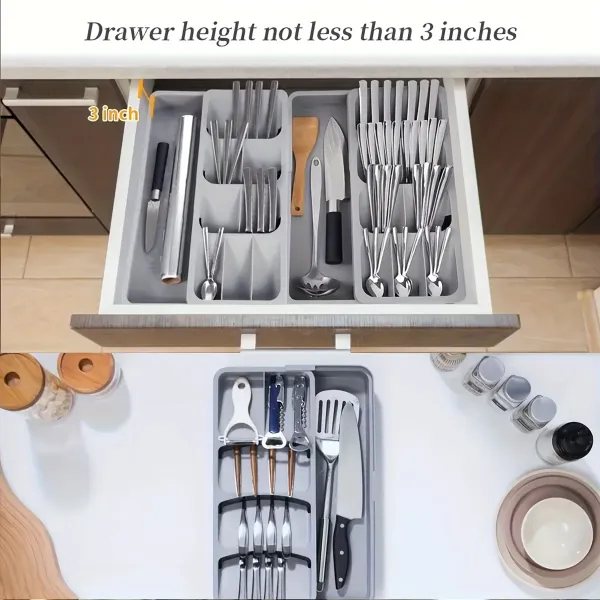 Cutlery Storage Drawer Organizer