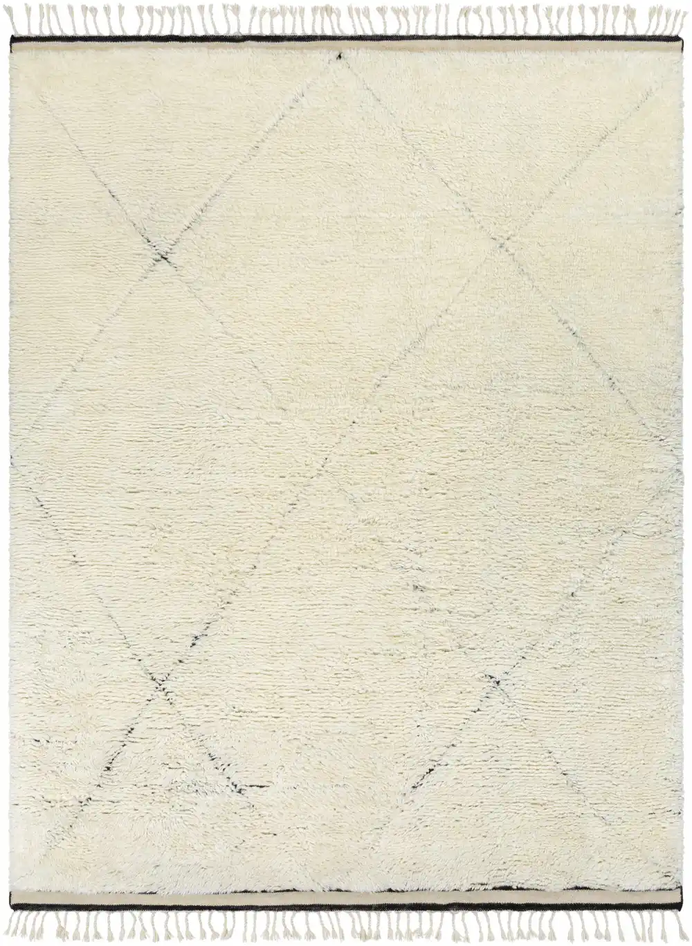 Curated Bohemian Hand Knotted Wool Area Rug
