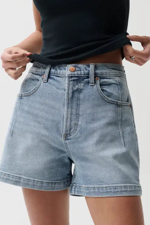 Denim Tailored Fit Shorts