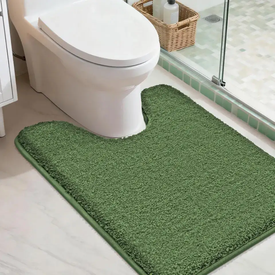 Solid U Shaped Bath Rug