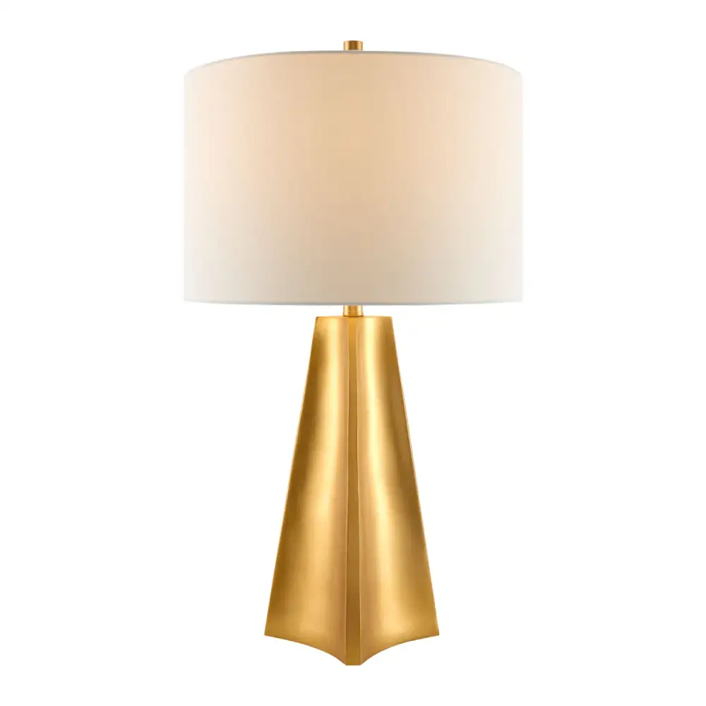Faceted Base Table Lamp