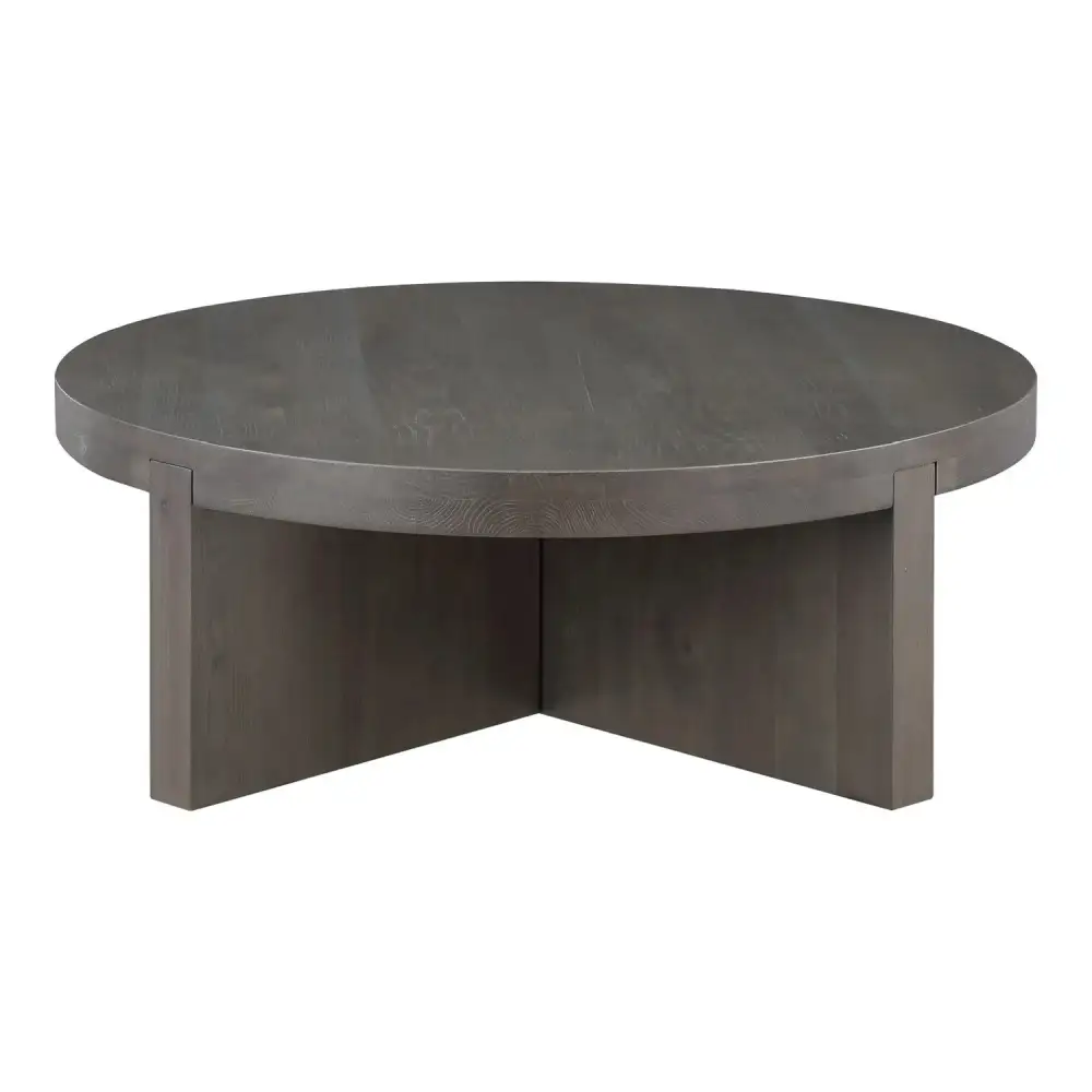 Cross-Base Round Coffee Table