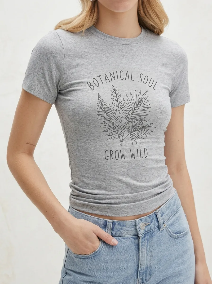 Botanical Soul Fern T-Shirt Soft