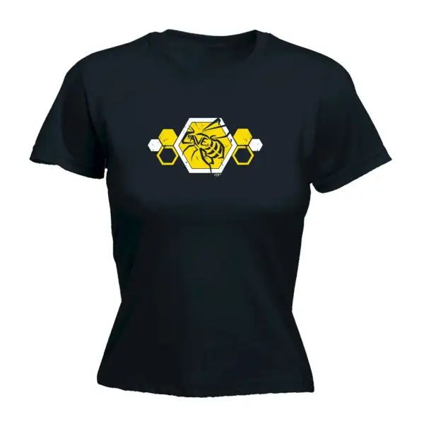 Save Bees Graphic Fitted Tee