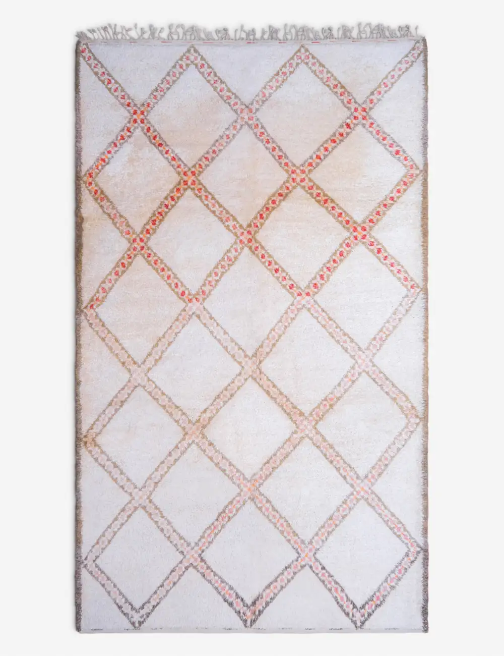 Artisan Distinctive Moroccan Inspired Hand Knotted Wool Area Rug