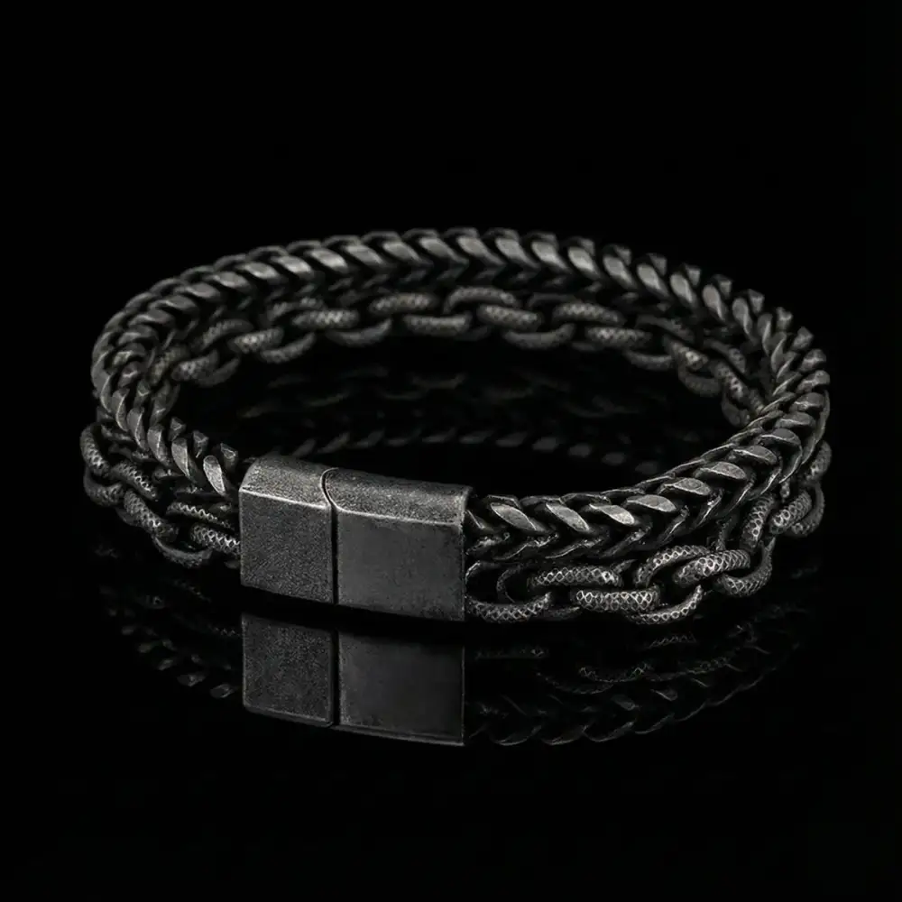 Men's Double Link Bracelet