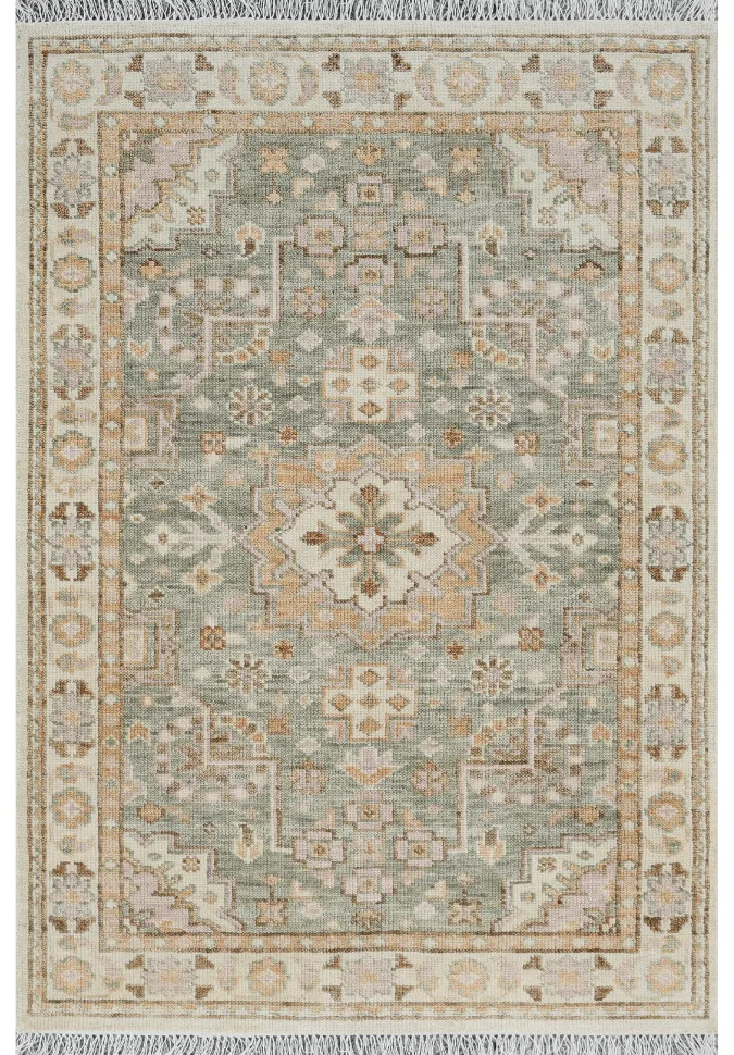Hand Knotted Tribal Inspired Traditional Wool Area Rug