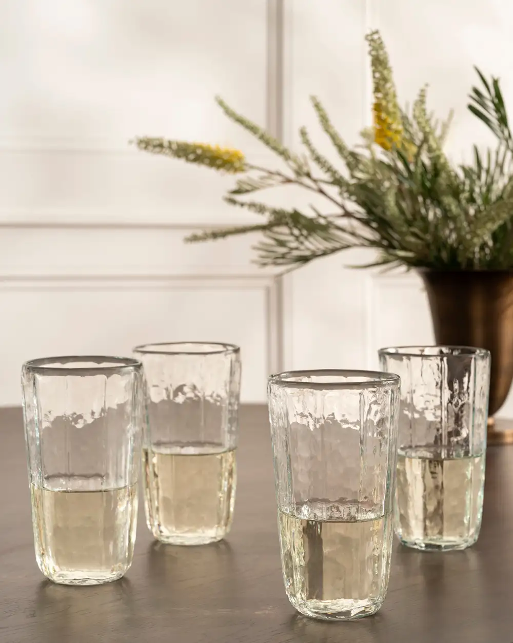 Textured Highball Glass Set