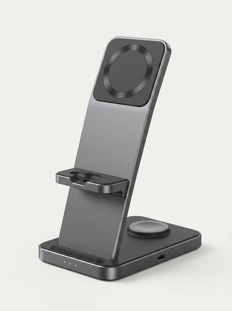 3-in-1 Wireless Magnetic Charging Station