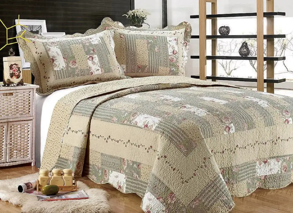 Modern Cotton Reversible Quilt Bedding Set