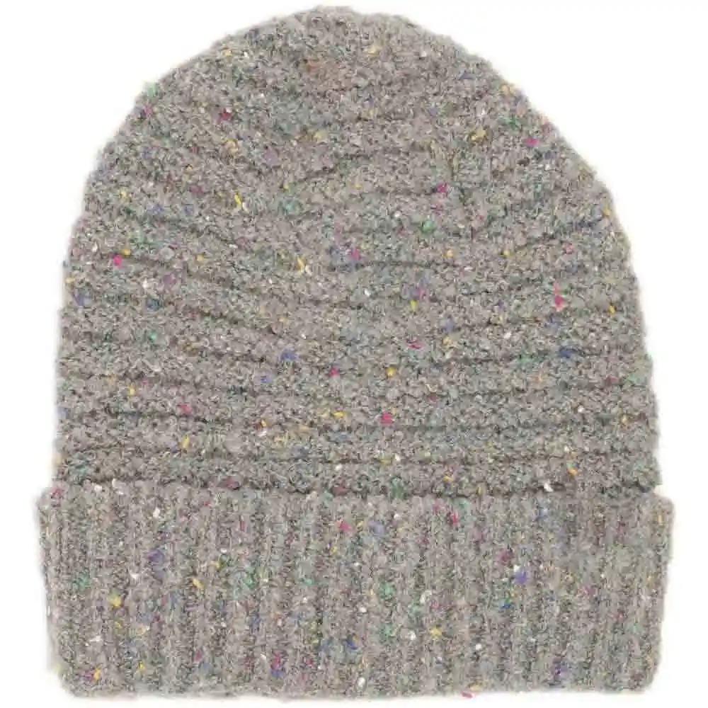 Confetti Boucle Knit Cuff Beanie