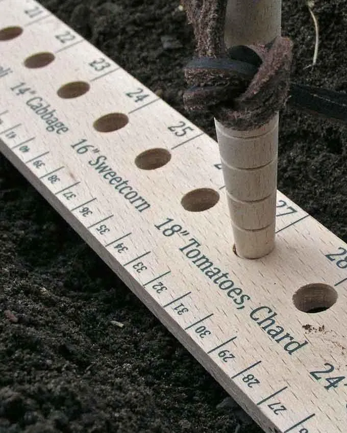 Garden Seed Spacing Ruler