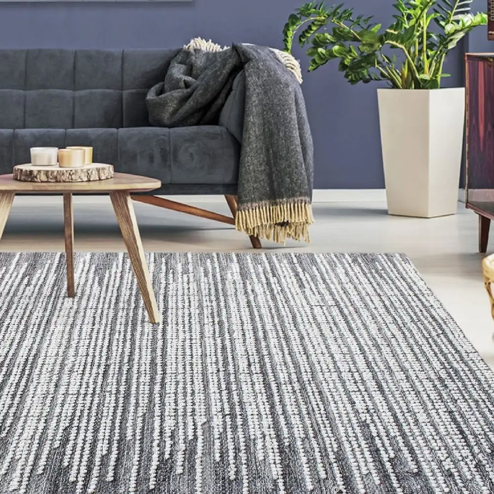 Hand-Woven Wool Rug