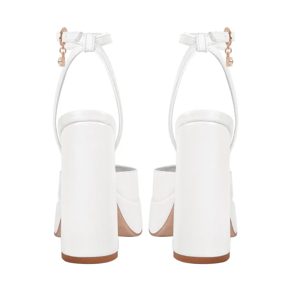 Open Toe Chunky Heel Strap Platform Sandals