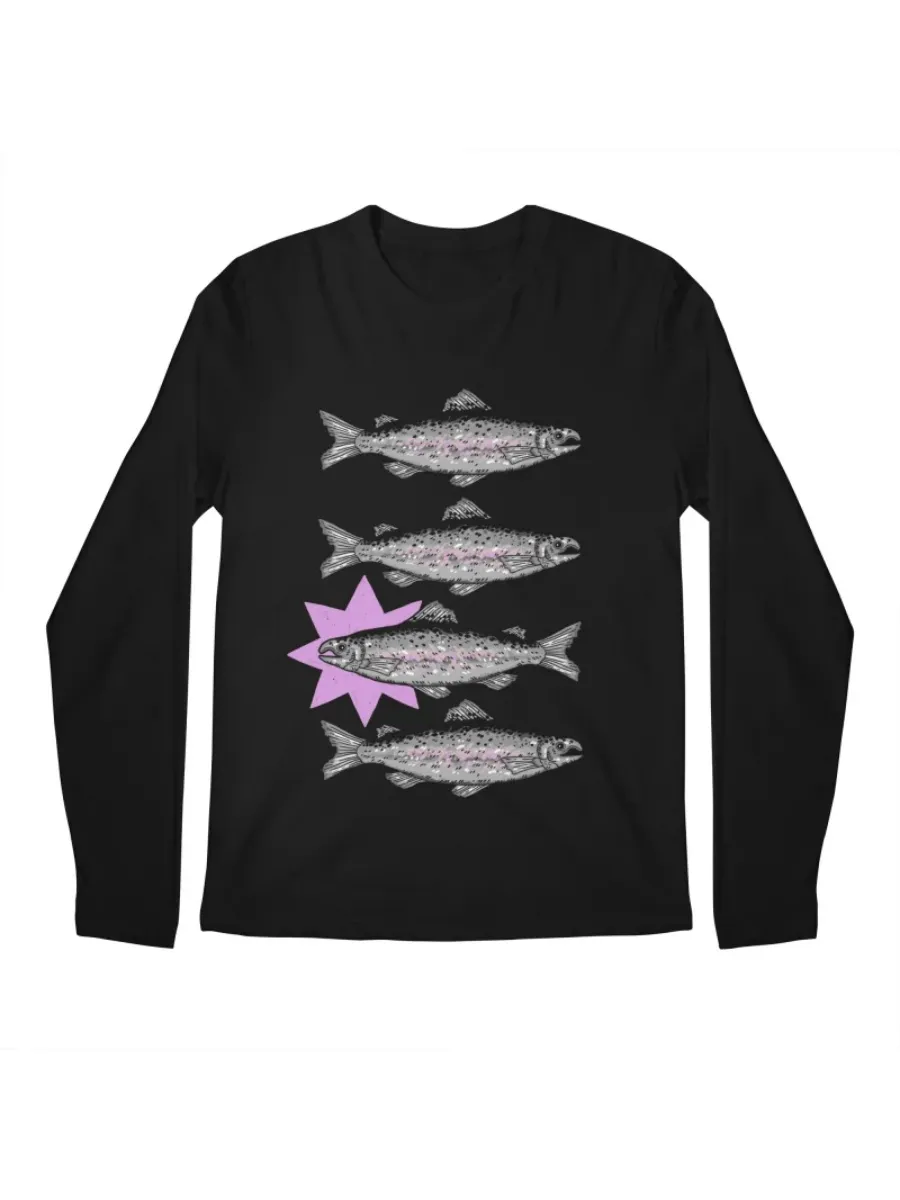 Trout Graphic Casual T-Shirt