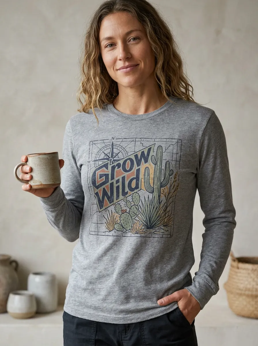 Nature Lover Grow T-Shirt Casual
