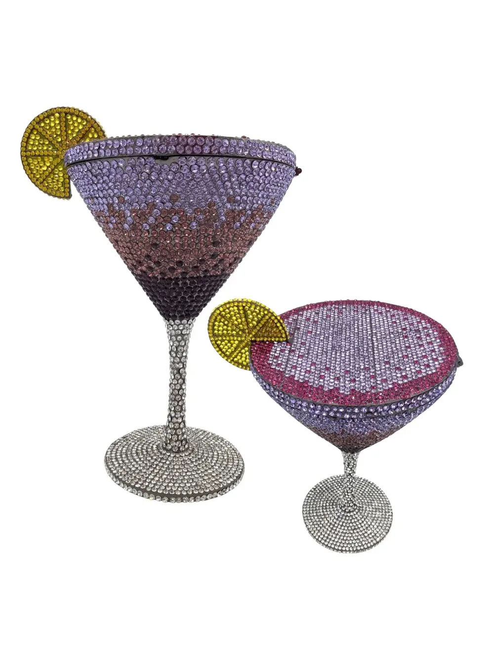 Madeline Rhinestone-embellished Cocktail Glass Clutch Bag