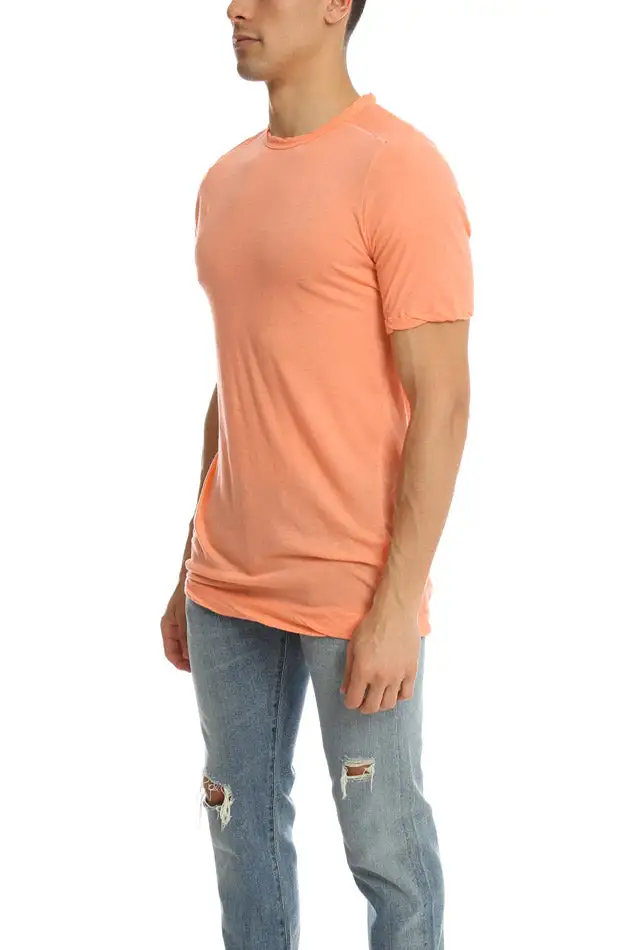 Textured Crewneck Cotton T-Shirt