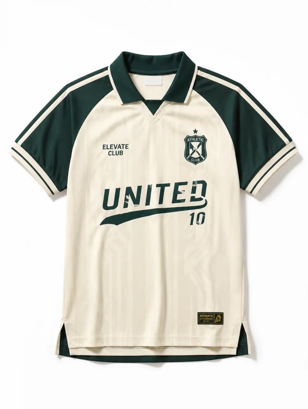 Unisex Athletic Club United 10 Graphic Printed Polo Shirt