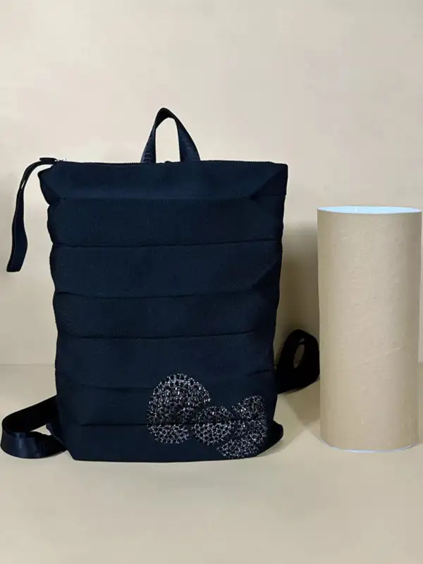 Knit Bow Casual Backpack