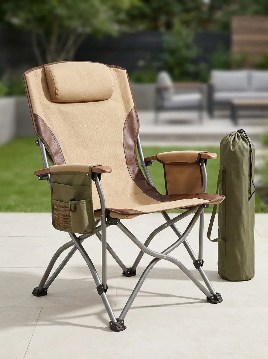 Camping Folding Headrest Camping Chair