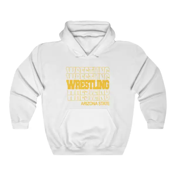 Everyday Modern Stacked Wrestling Graphic Pullover Hoodie