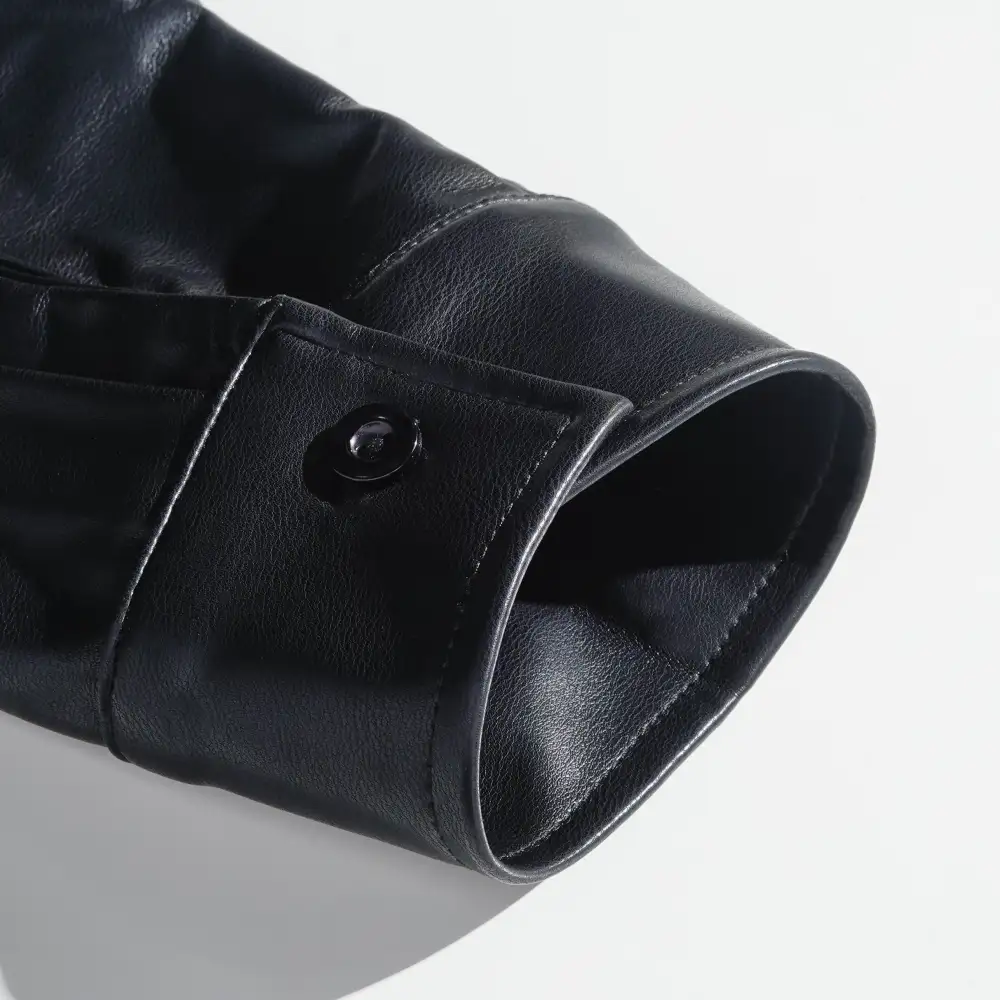 Rugged Work Leather Shirt