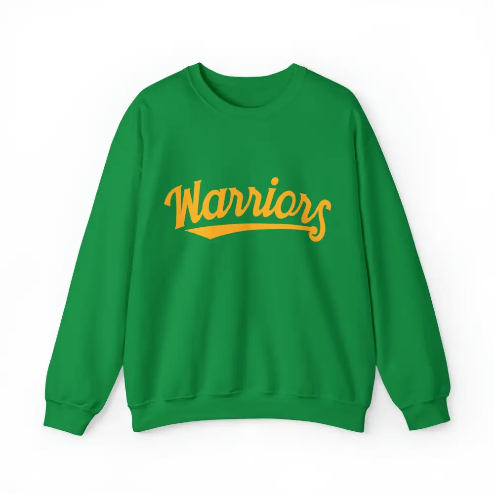 Script Blue Accent Gold Accent Team Graphic Crewneck Sweatshirt