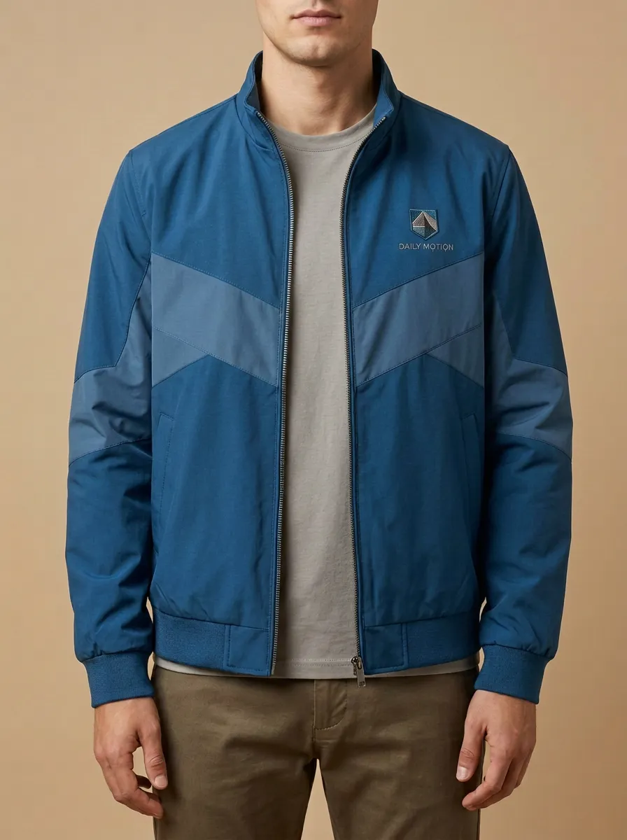 Motion Geometric Patch Jacket