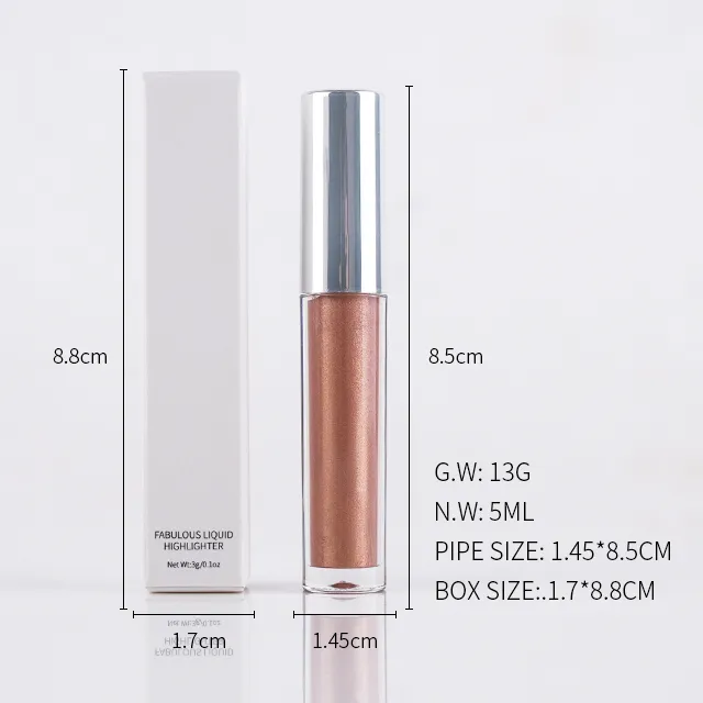 Shimmer Liquid Body Face Highlighter  Face Makeup Liquid Highlighter