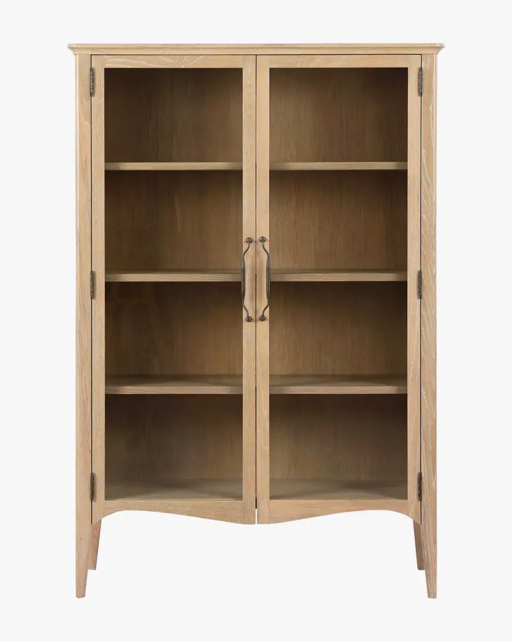 Curved Oak Cabinet