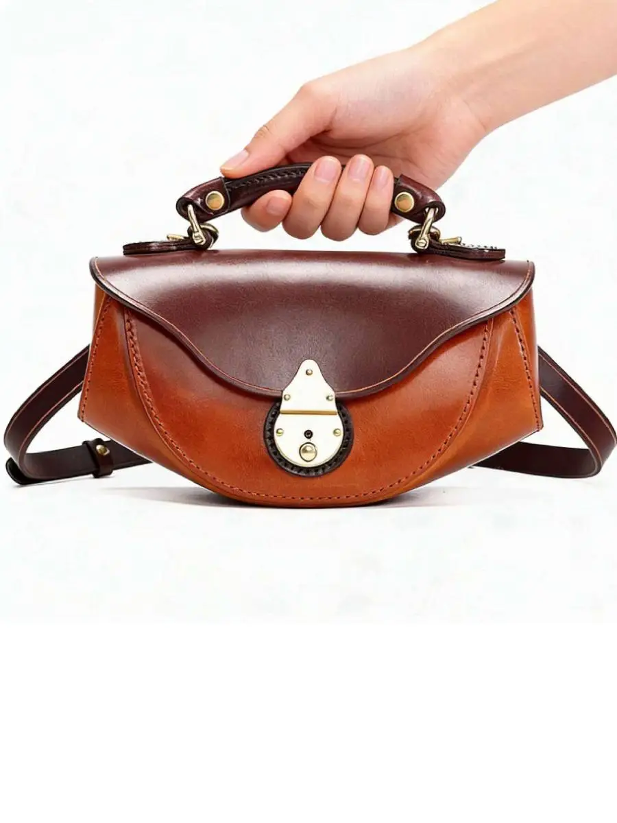 Persephone Retro Boat Crossbody Bag