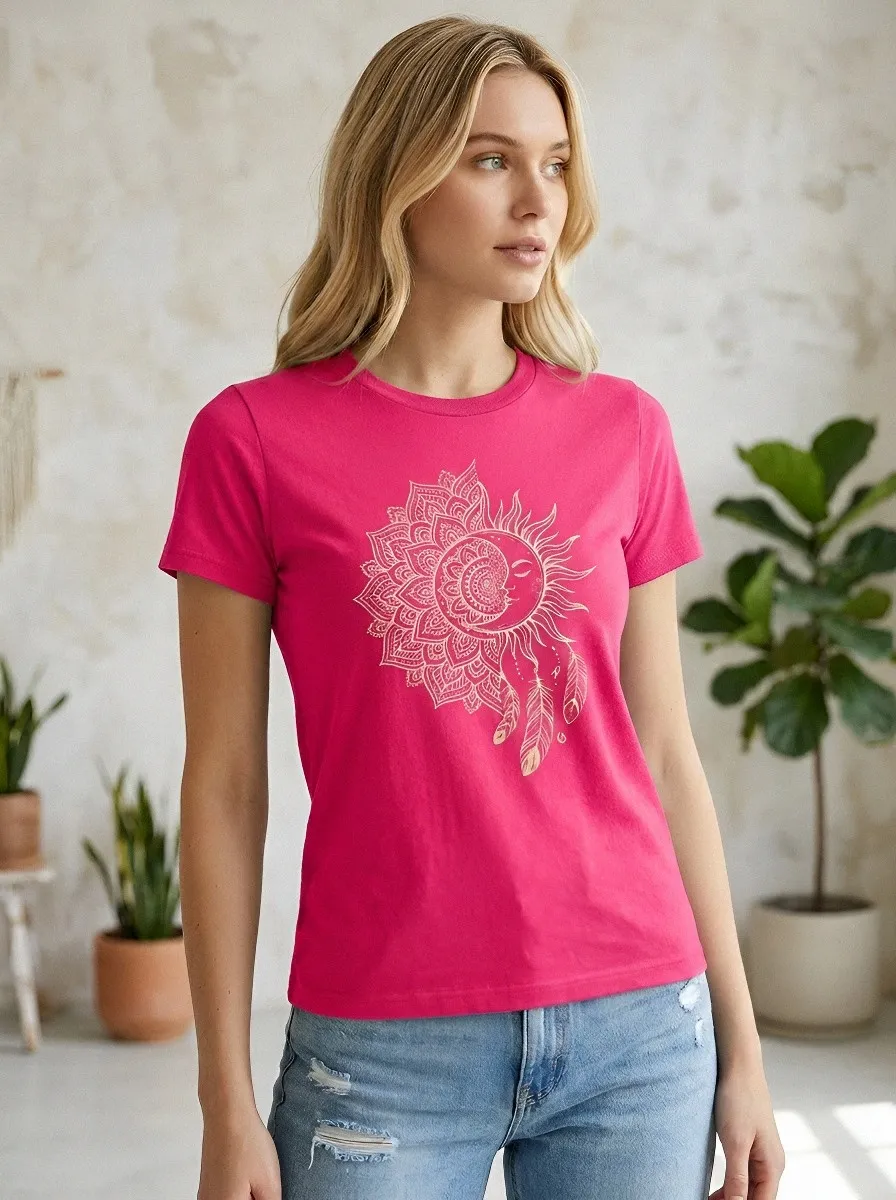 Celestial Boho Sun T-Shirt