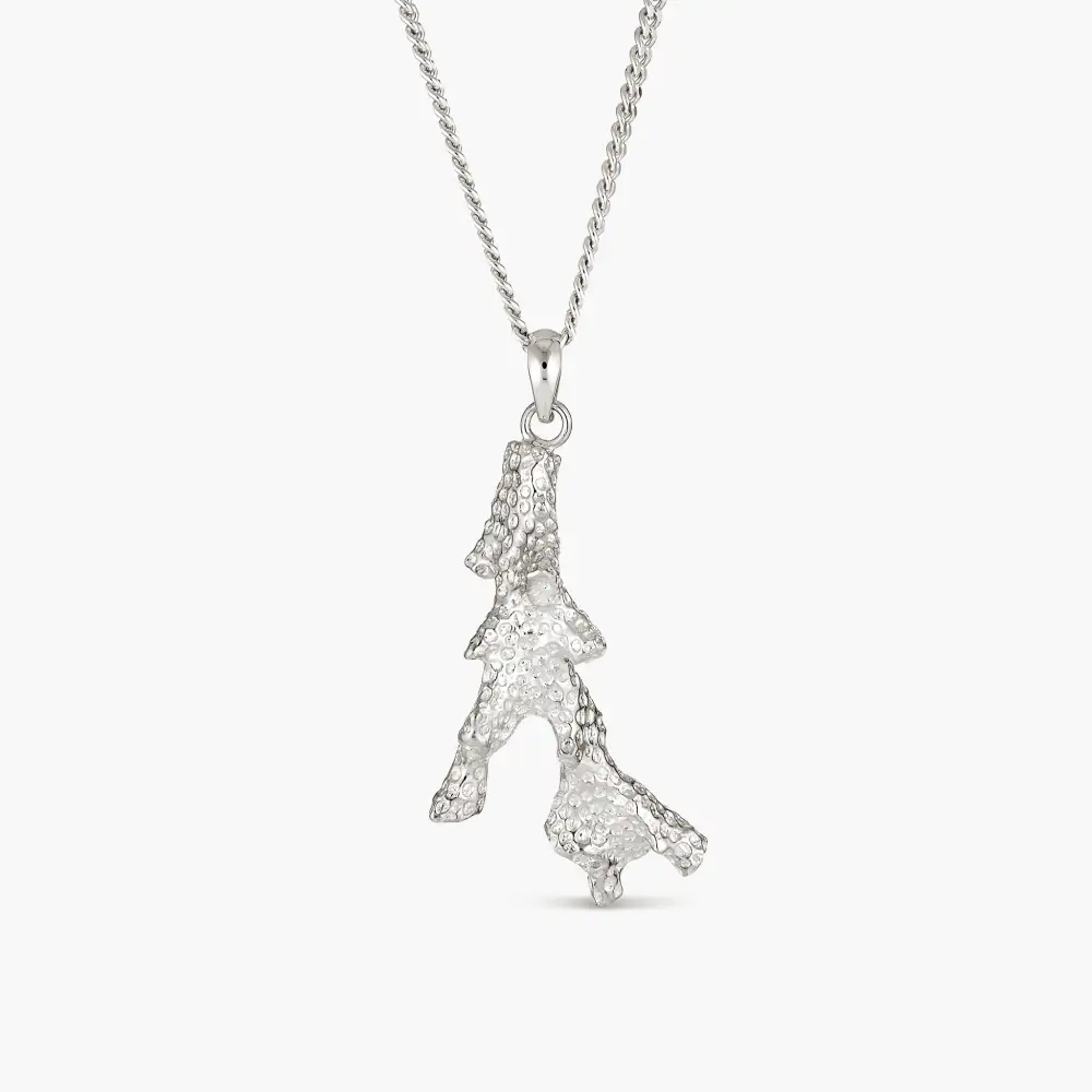 Coral Pendant Necklace