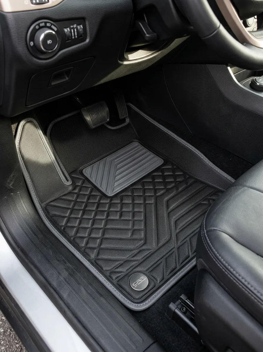Diamond Pattern Textured Vehicle Floor Mat