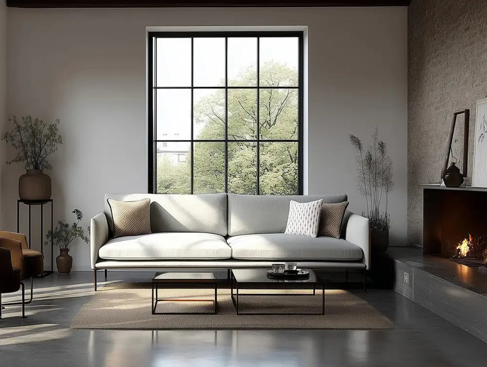 Modern Modern Upholstered Sofa