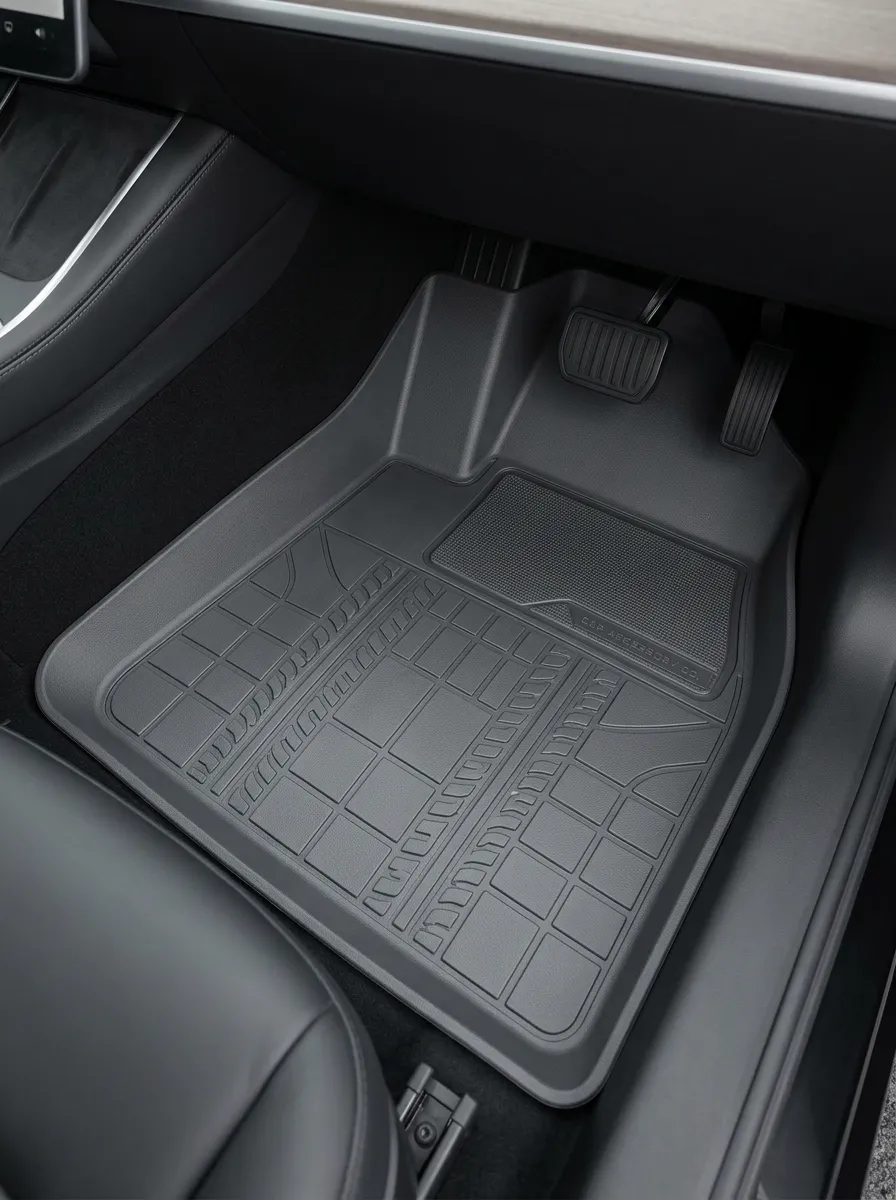 Grid Embossed Car Floor Mats
