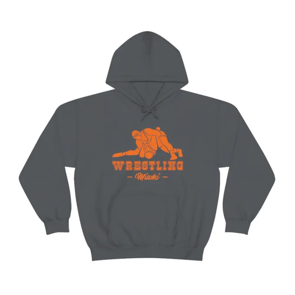 Everyday Minimal Emblem Wrestling Graphic Pullover Hoodie