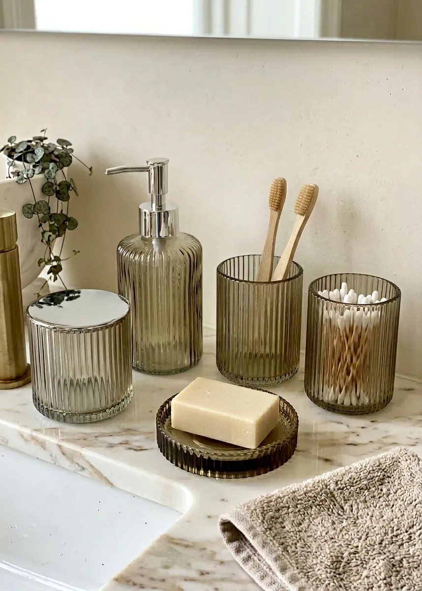 Mist Bathroom Set Amber Of