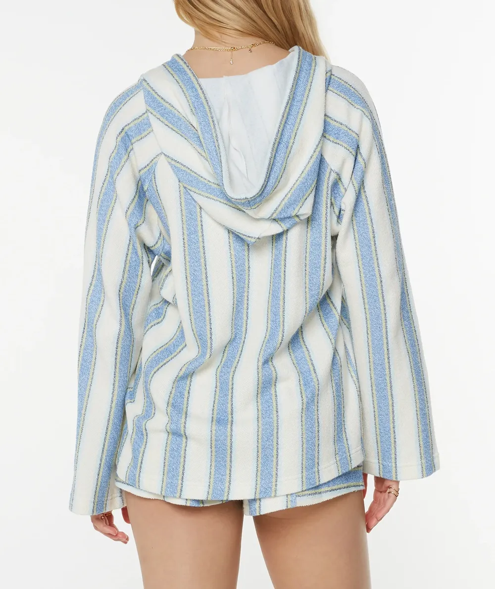 Wild Striped V-Neck Sweatshirt