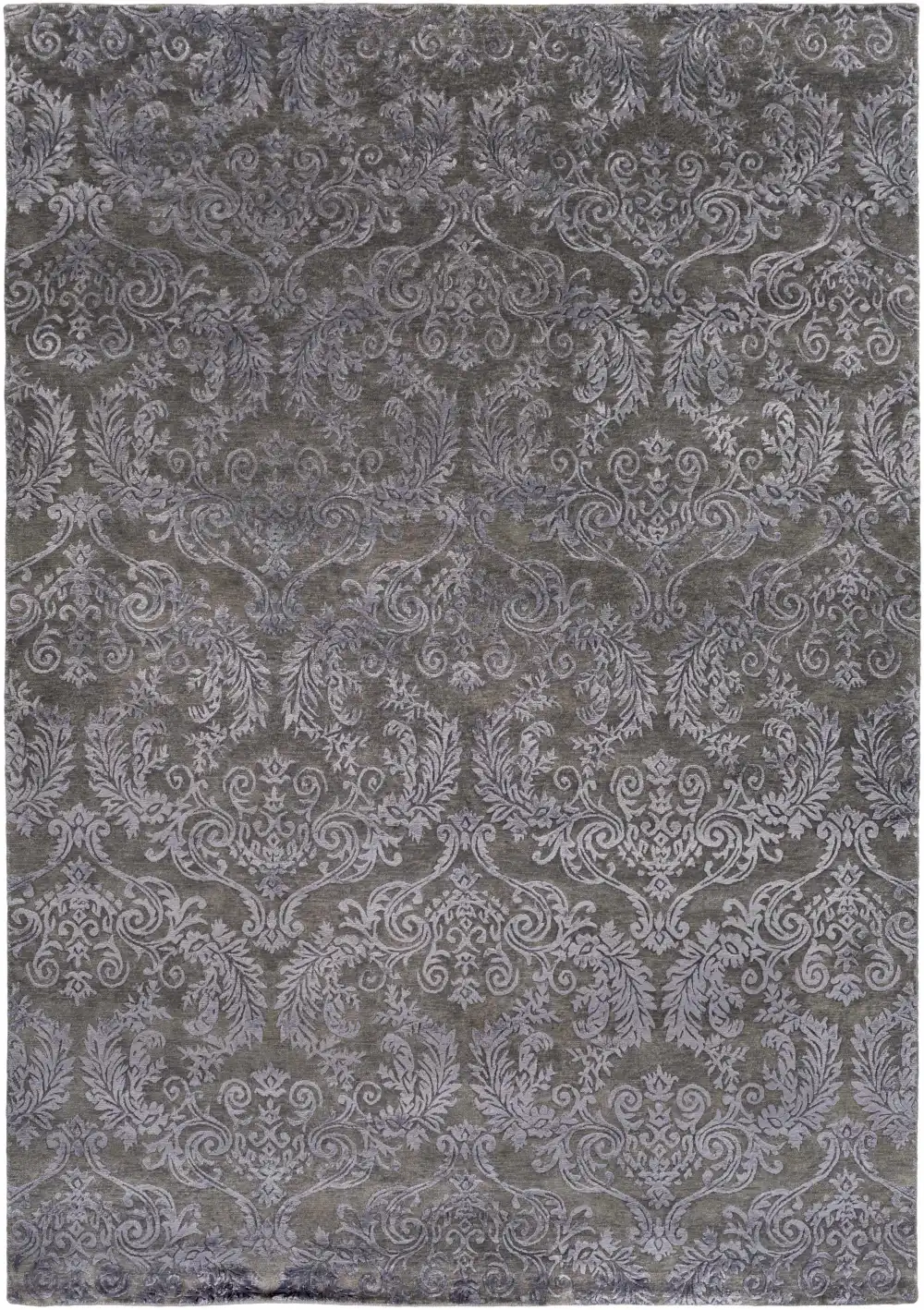 Traditional Hand Knotted Wool Area Rug Decorative Floor Accent