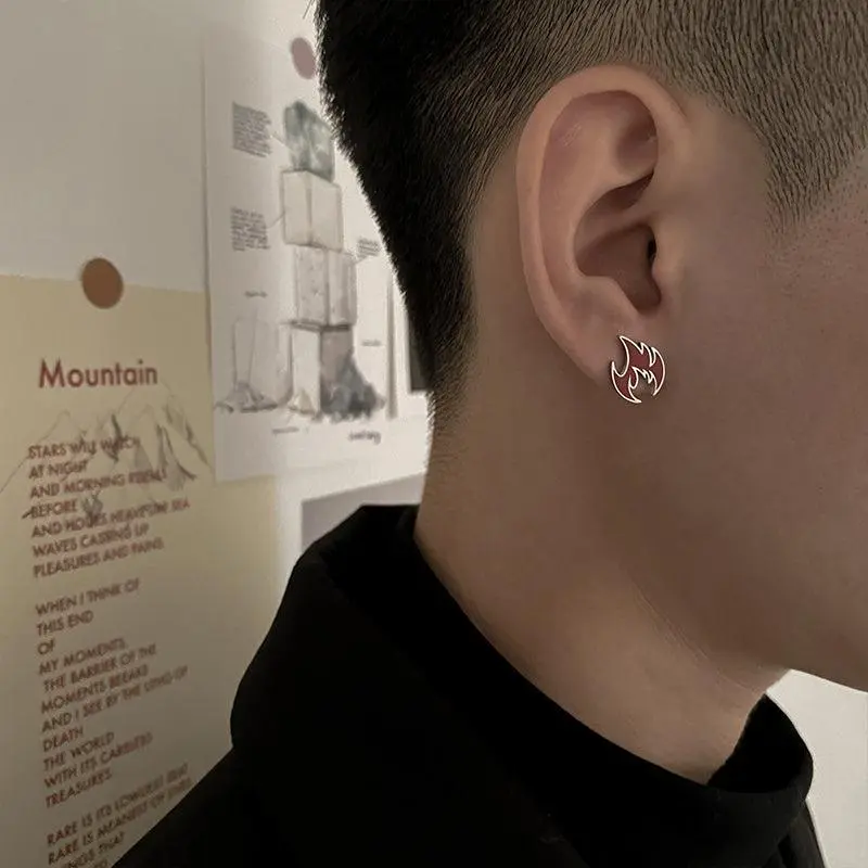 Flame Accent Earrings