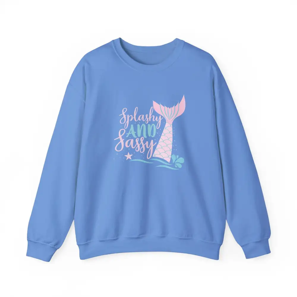 Sassy Mermaid Graphic Crewneck Sweatshirt