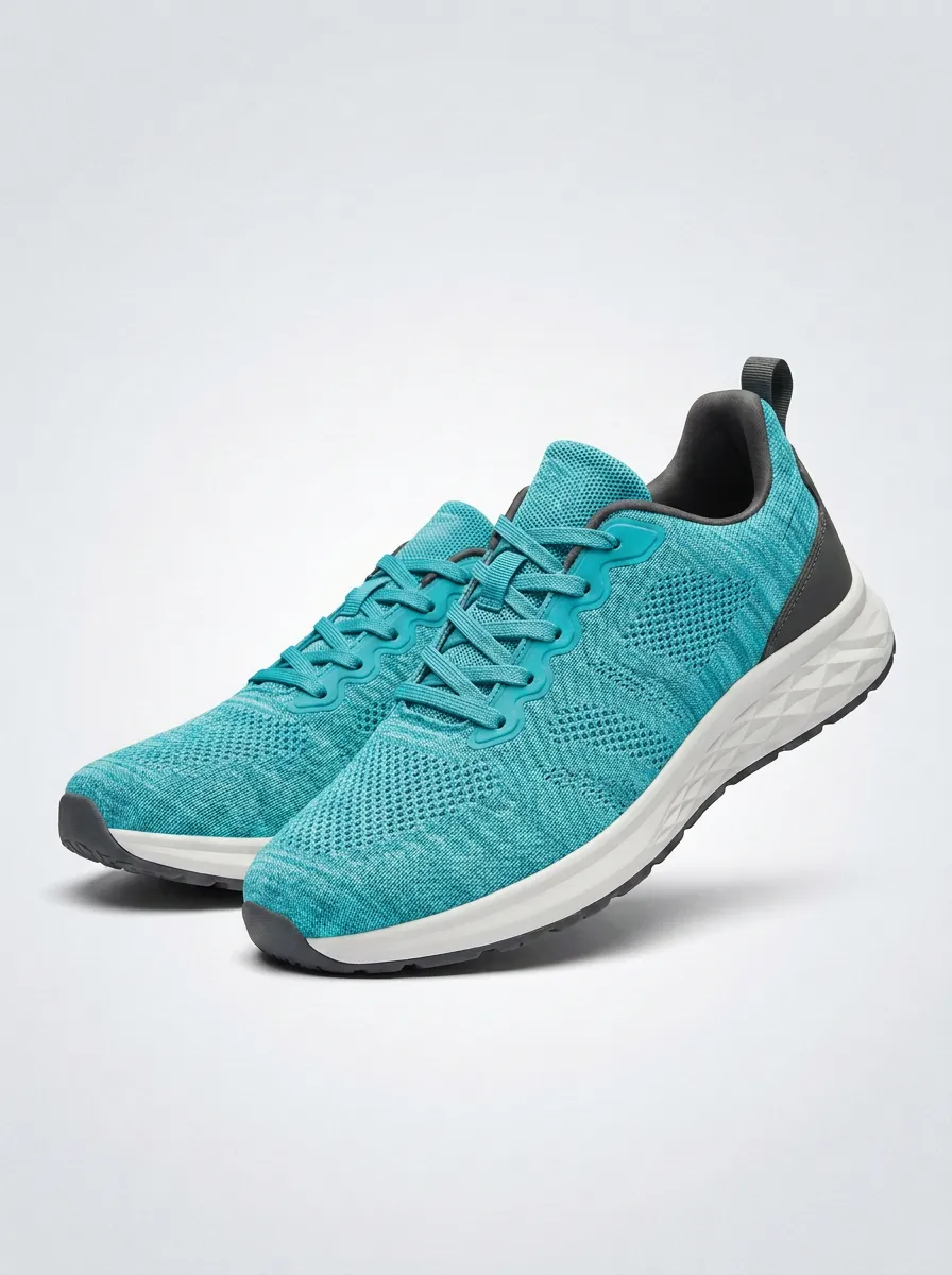 Unisex Grey Knit Sneaker 