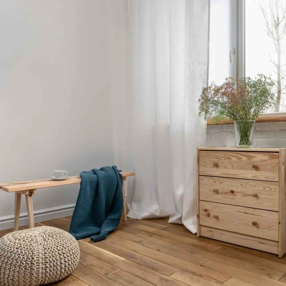 Clip Top Linen Curtain Panel